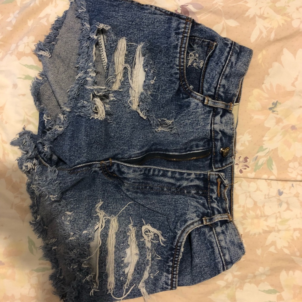 Ripped shorts